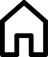 Home button icon. Home page icon. Simple house symbol. Building icon. vector