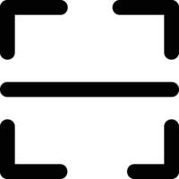 Barcode scan icon. QR code scan sign and symbol. Mobile scanning icon. vector