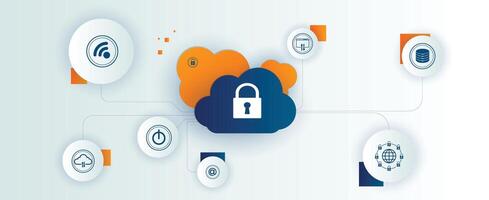 cloud security and the future of the internet vector