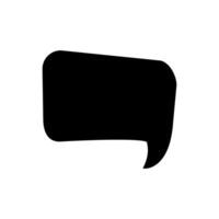 Speech bubble icon . Flat design style. EPS 10. vector