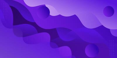 Abstract minimalist dark purple 3D background with wavy paper cut pattern. Simple design for promotion with elegant look. Eps10 vector