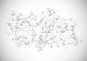 Abstract background with monochrome low poly design vector
