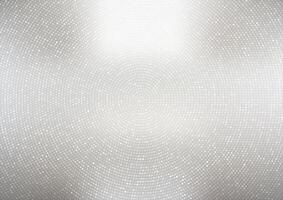 Abstract silver background with radial halftone dots design vector