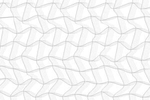 Abstract wavy overlapping lines in repeating geometric pattern with subtle grayscale flow vector