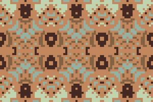 Shawl Seamless Abstract Geometric Patternfolk Embroidery, Aztec Geometric Ornament Print. Design for Carpet, Wallpaper, Clothing, Wrapping, Fabric vector
