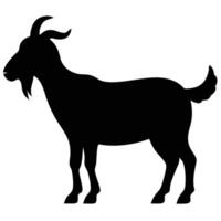 Goat Silhouette - Profile View vector