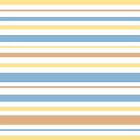 Blue, yellow, and brown stripes pattern on a white background vector