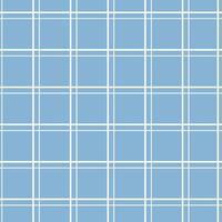 A light blue background featuring white squares arranged in a plaid pattern vector