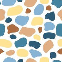 A pattern of multicolored circles on a white background vector