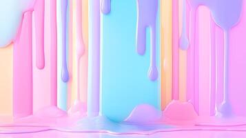 A colorful background with liquid dripping down it photo