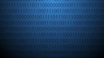 Technological Digital Binary Data video