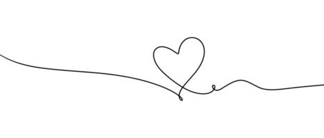 Doodle sketch style of Hand drawn Hearts Continuous One Line Drawing illustration for concept design. Cardiogram icon. One line drawing. Single line art. vector