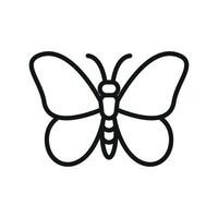 Flying butterfly icon represents grace, motion, and natural harmony in dynamic compositions. vector