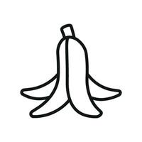 Surprise banana peel icon emphasizes unexpected laughs, harmless pranks, and April Fools vector