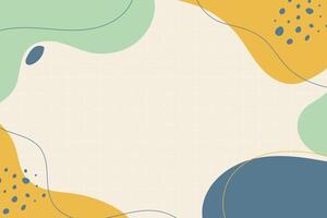 Whimsical layout of abstract elements vector