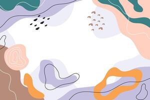 Minimalist design with flying elements vector
