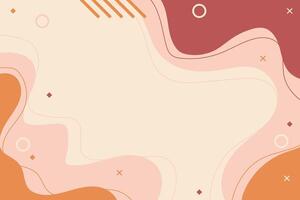 Tranquil journey through flowing lines vector