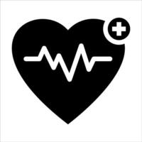 Good health icon Symbol sign in filled style. For your website, logo, app, UI design. illustration, isolated on white background vector