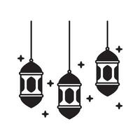 Ramadan logo. Islamic lantern simple flat logo illustration. Lantern logo . For your website, logo, app, UI design. illustration, isolated on white background vector