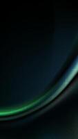 Vertical abstract dark background with flowing emerald green accents. vector