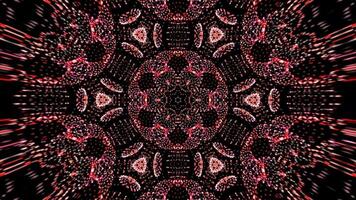 a red and black abstract pattern video