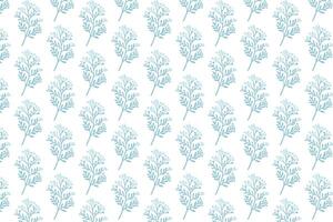 seamless textile pattern featuring ornamental field flower illustrations and botanical bunches for wallpaper and wrapping vector