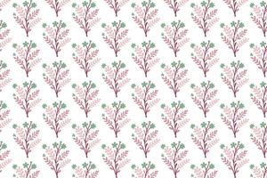 seamless background pattern with detailed botanical florals and garden foliage ideal for wrapping and fashion prints vector