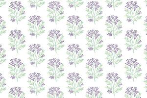 ornate flower bunch seamless tile pattern for surface and fabric design with seasonal botanical plant inspiration vector