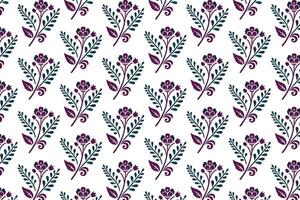 stylish garden floral bunch seamless pattern with leaf artwork and botanical inspiration for modern textile prints vector