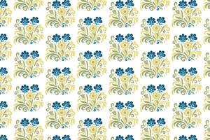 seasonal flower bunch pattern in seamless featuring garden foliage and decorative elements for wrapping paper vector