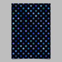 Geometric star pattern background flyer template - graphic vector