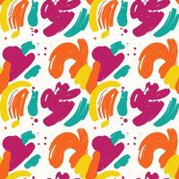 Vibrant abstract pattern featuring bold brushstrokes and organic shapes ideal for modern design use vector