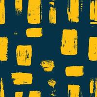 Creative abstract pattern featuring bold yellow brush strokes on a dark background ideal for art and design vector