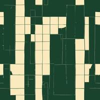 Stylized abstract artwork with irregular beige and green grid blocks ideal for modern design and decor use vector