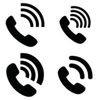 phone call icons perfect for mobile apps communication tools contact pages or web design vector
