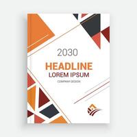 Business Annual Report Layout Template for Success vector