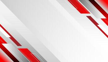 Abstract red and grey geometric corporate background. vector
