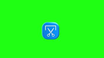 animated icon of screenshot video