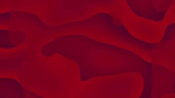 Red abstract background with waves. video