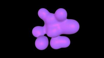 3D Fluid Metaball Animation A Captivating Organic Motion Graphics Experience video