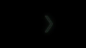 Creative Dotted Direction Arrow Animation A Dynamic Visual Guide video