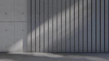 empty interior room the shadow wall space background mock up architecture sunlight. empty home modern window video