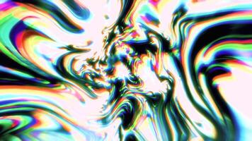 Abstract swirling colors creating psychedelic visuals. Motion video