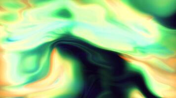 Abstract green fluid art background animation in six variations. Motion video