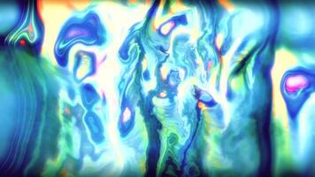 Morphing abstract colorful background animation in blue and yellow tones. Motion video