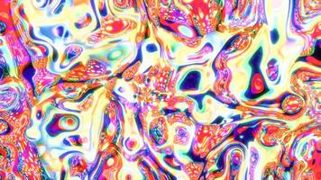 A Colorful Abstract Animation Featuring Fluid Patterns and Captivating Visual Effects. Motion video