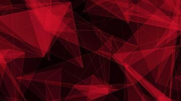 Plexus With Connected Lines Background Red video