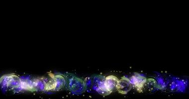 A background of bursting rainbow soap bubbles. Abstract animation. video