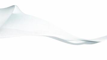 A white sheet of paper with a wave in the middle video