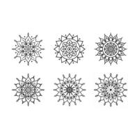 Boho mandala design perfect for digital use, printing, crafts, and decor projects. vector